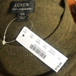 J. Crew Cashmere Sweater NEW